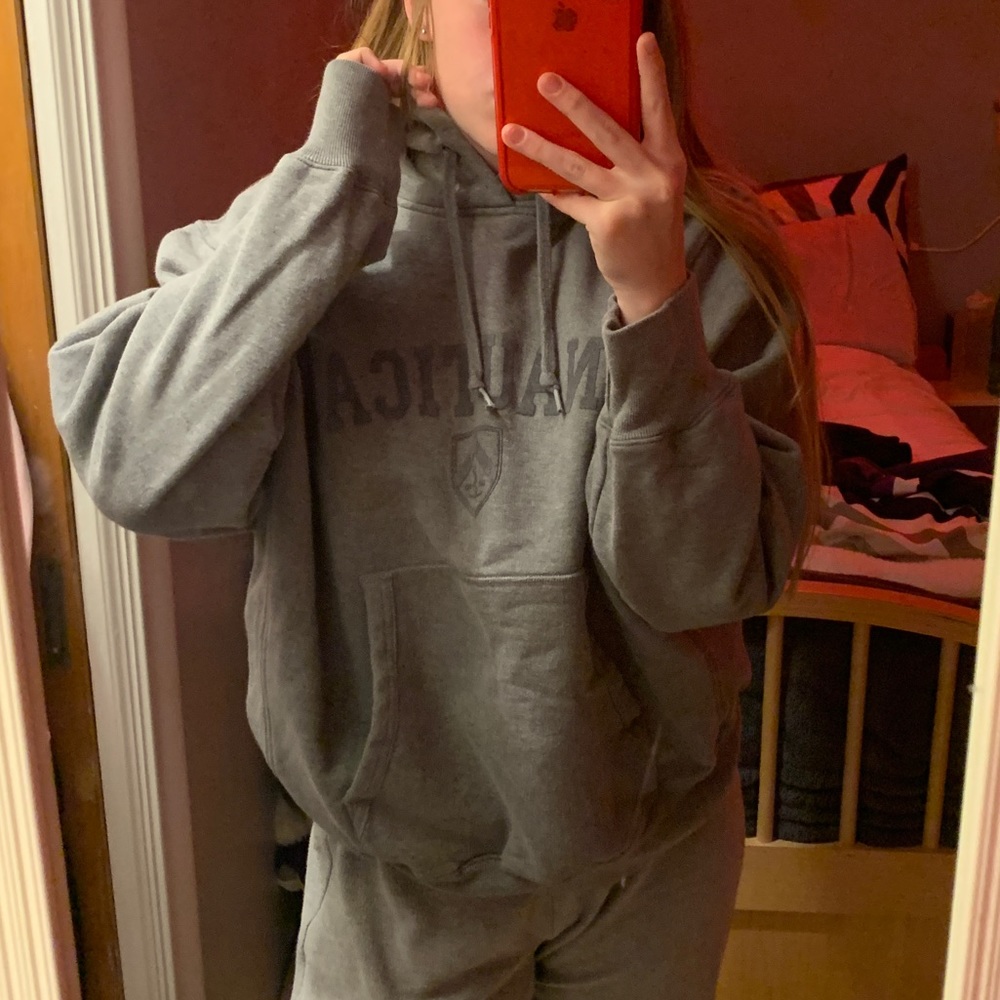 Nautica grey hoodie